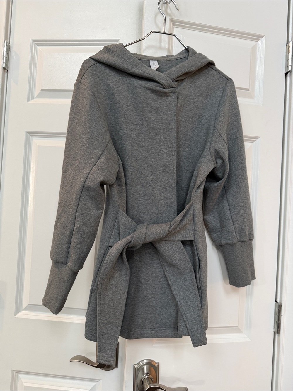 Varley Cove Wrap Hooded Sweatshirt Jacket Gray Size Small - Picture 3 of 9
